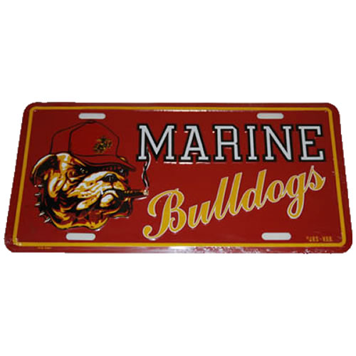 Cedule na auto MARINE BULLDOG