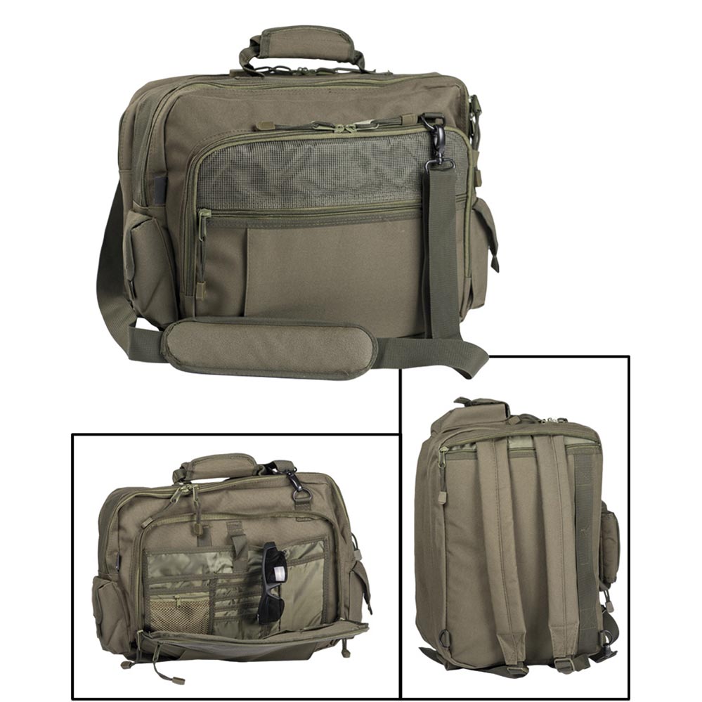 Levně MIL-TEC taška AVIATOR na doklady nebo notebook ZELENÁ