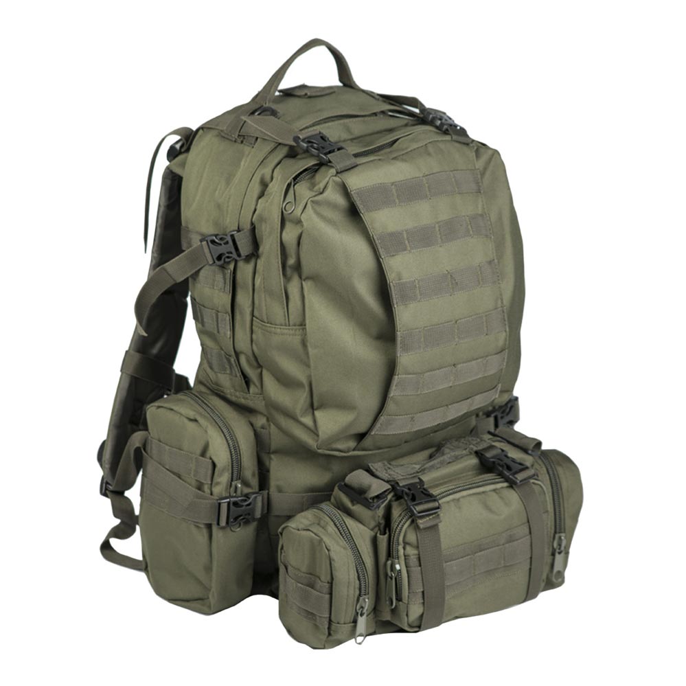 Levně MIL-TEC batoh DEFENSE MODULAR s ledvinou ZELENÝ