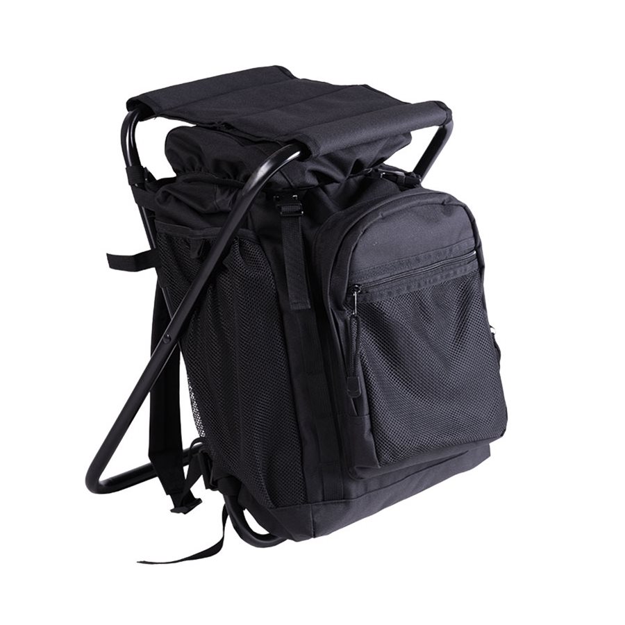 Levně MIL-TEC batoh se stoličkou 20l ČERNÝ