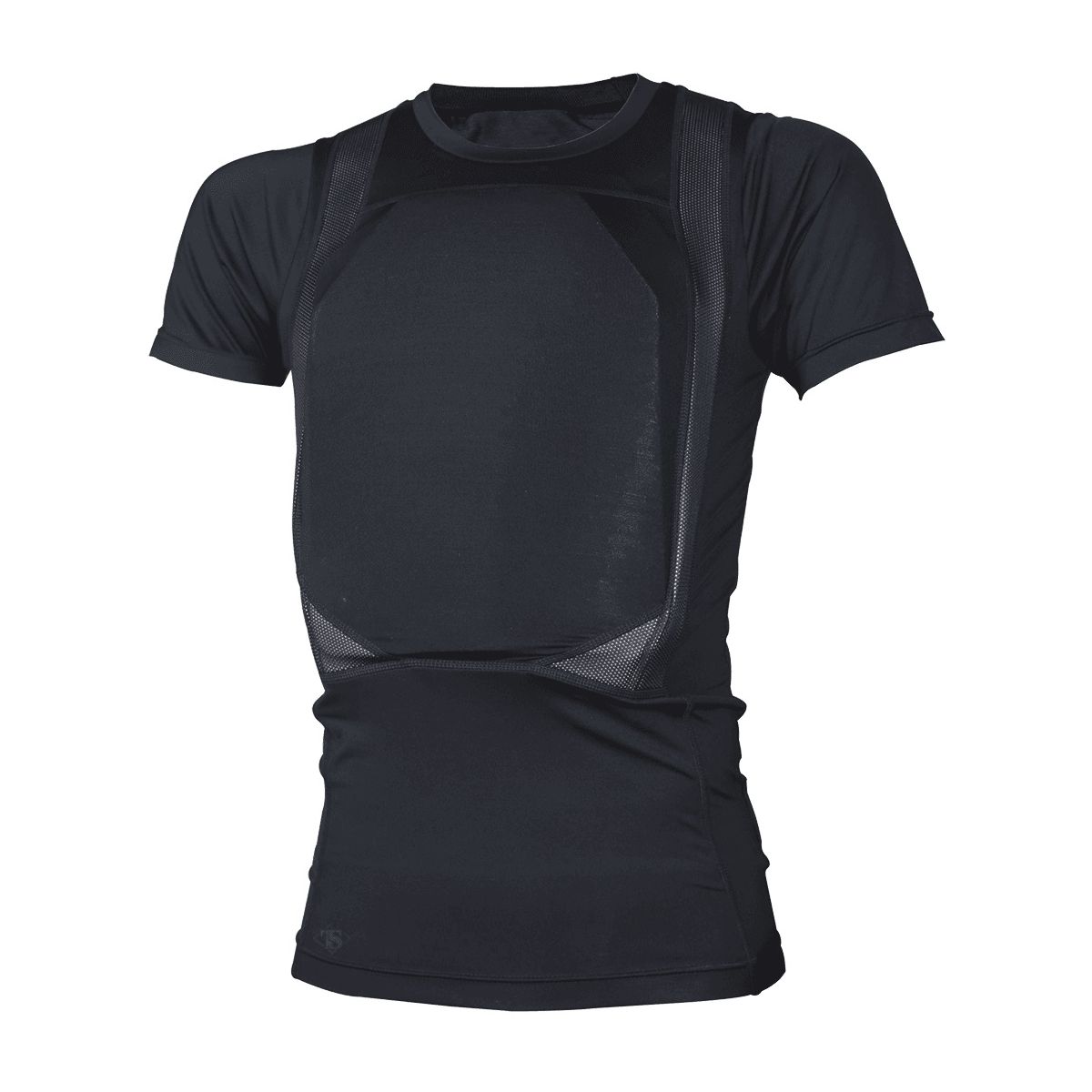 Triko 24-7 CONCEALED ARMOR krátký rukáv ČERNÉ