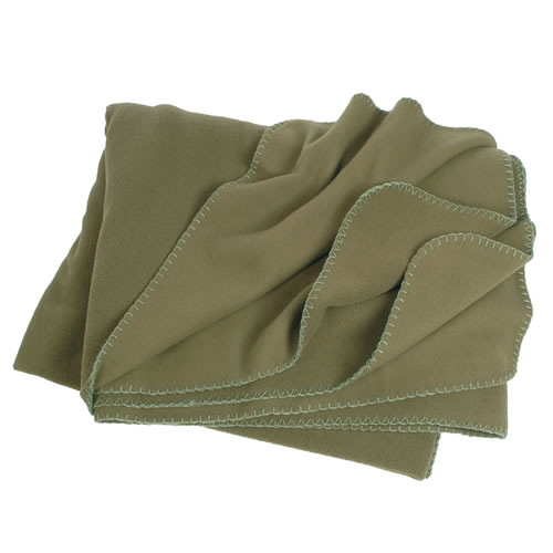 Levně MIL-TEC deka POLY-FLEECE 150x200 s obalem ZELENÁ