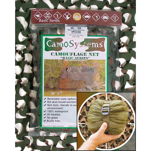 Levně Camo Systems síť maskovací ULTRA LIGHT WOODLAND 1,4 x 3 m