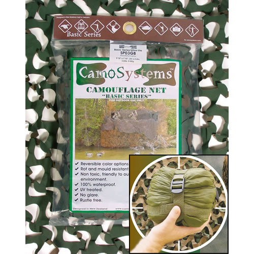 Levně Camo Systems síť maskovací BASIC LIGHT WOODLAND 2,4x6m