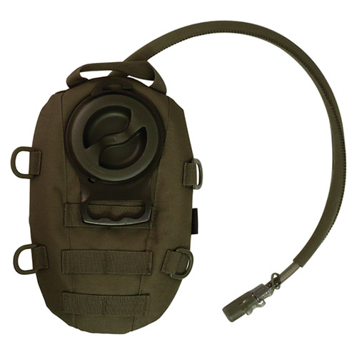 Levně MIL-TEC batoh hydratační OVAL 1 L s popruhy ZELENÝ