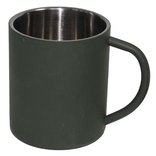 Levně MIL-TEC hrnek dvouplášťový 450ml ZELENÝ