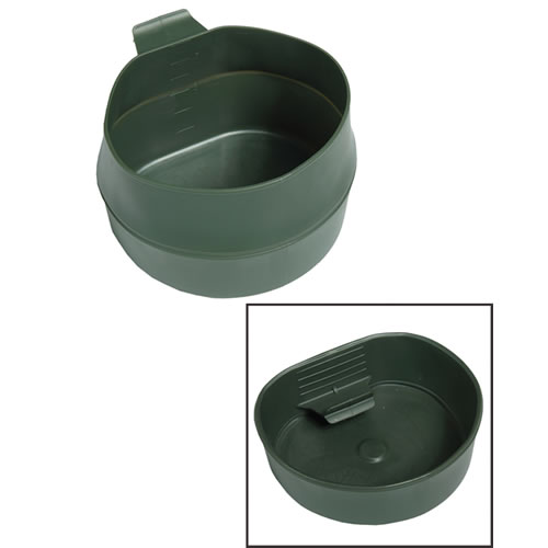 Levně Wildo hrnek skládací ŠVÉDSKÝ FOLD-A-CUP plastový 600ml ZELENÝ