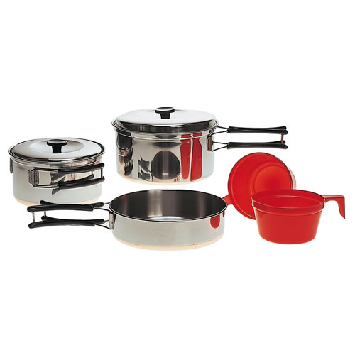 Levně MIL-TEC nádobí jídelní STAINLESS STEEL pro 2 osoby