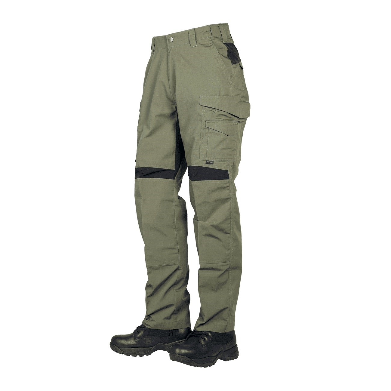 Levně Kalhoty 24-7 SERIES® PRO FLEX rip-stop ZELENÉ/ČERNÉ
