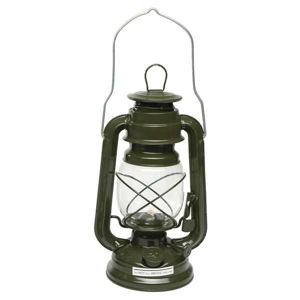 Levně MIL-TEC lampa petrolejová 23cm ZELENÁ