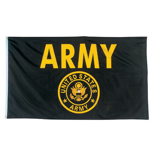 Levně ROTHCO vlajka ARMY ČERNÁ