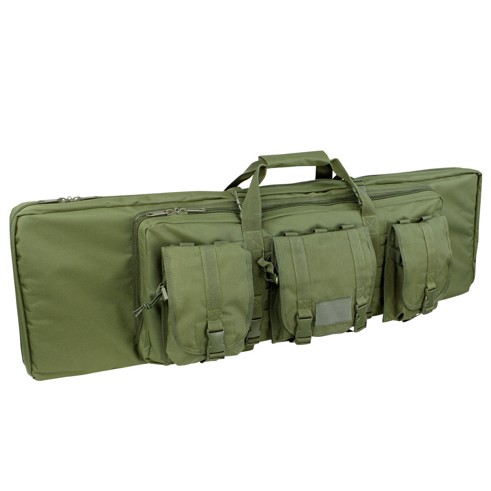 Levně CONDOR OUTDOOR taška na pušku 105 cm se 3 kapsami a popruhy ZELENÁ