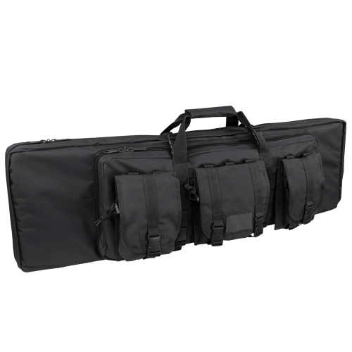 Levně CONDOR OUTDOOR taška na pušku 105 cm se 3 kapsami a popruhy ČERNÁ