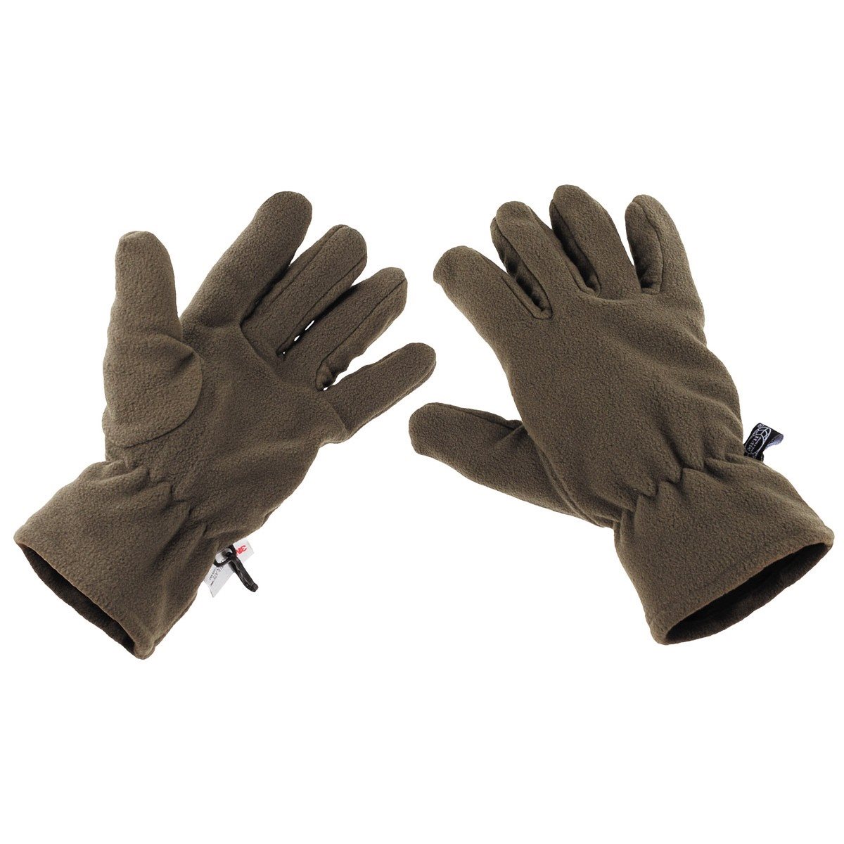 Levně Rukavice prstové fleece Thinsulate™ ZELENÉ
