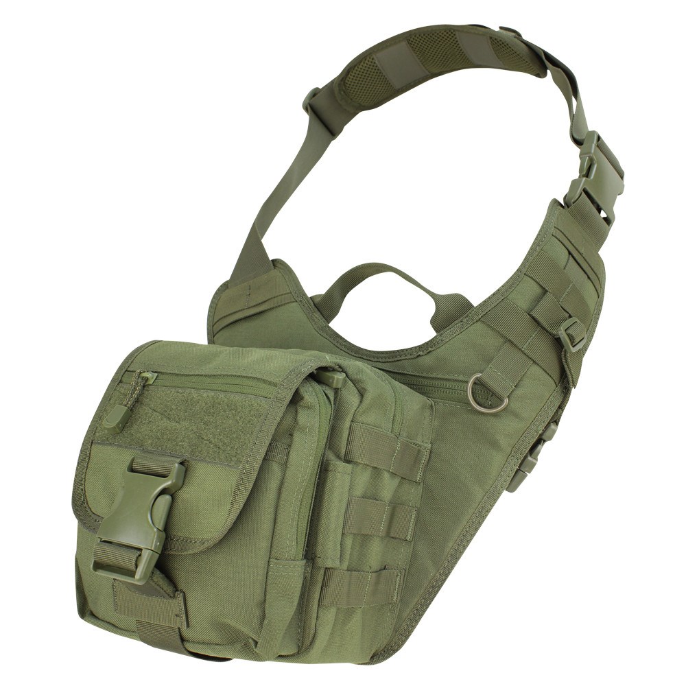 Levně CONDOR OUTDOOR taška EDC přes rameno ZELENÁ