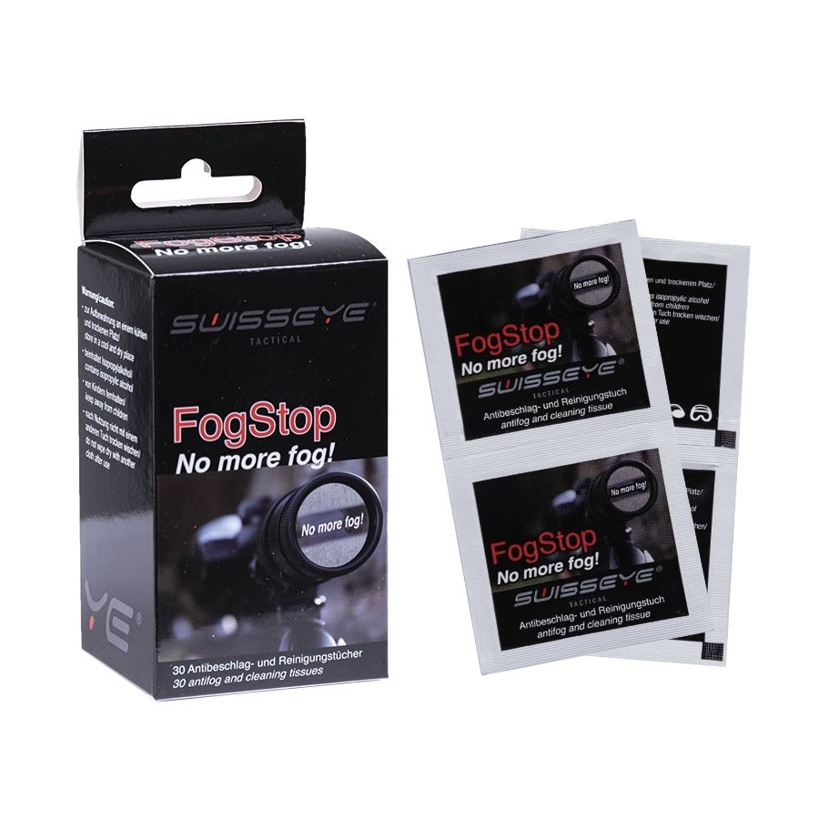 Levně SWISS EYE ubrousek na brýle protimlžící FOG STOP 30 kusů