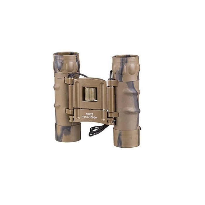Levně MIL-TEC dalekohled 10x25 GEN II pogumovaný s pouzdrem DESERT