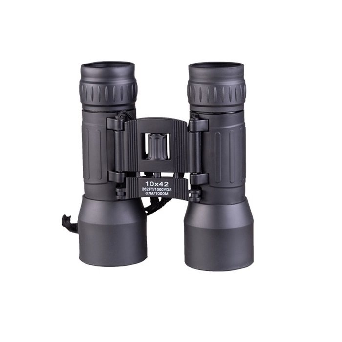 Levně MIL-TEC dalekohled 10x42 skládací s pouzdrem ČERNÝ