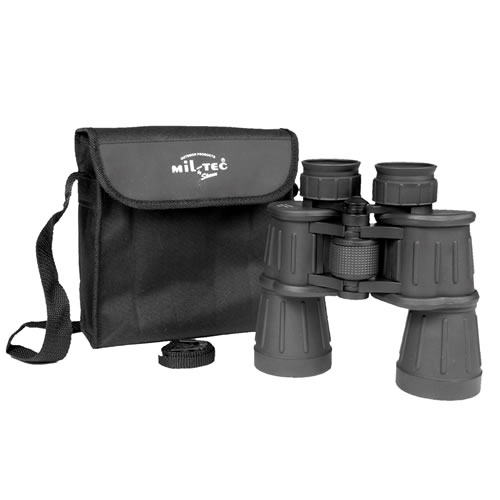 Levně MIL-TEC dalekohled 7x50 pogumovaný ČERNÝ
