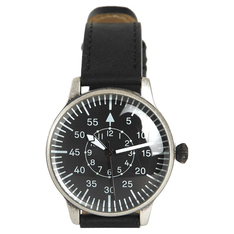 Levně MIL-TEC hodinky ARMY MECHANIC RETRO - ČERNÝ ciferník