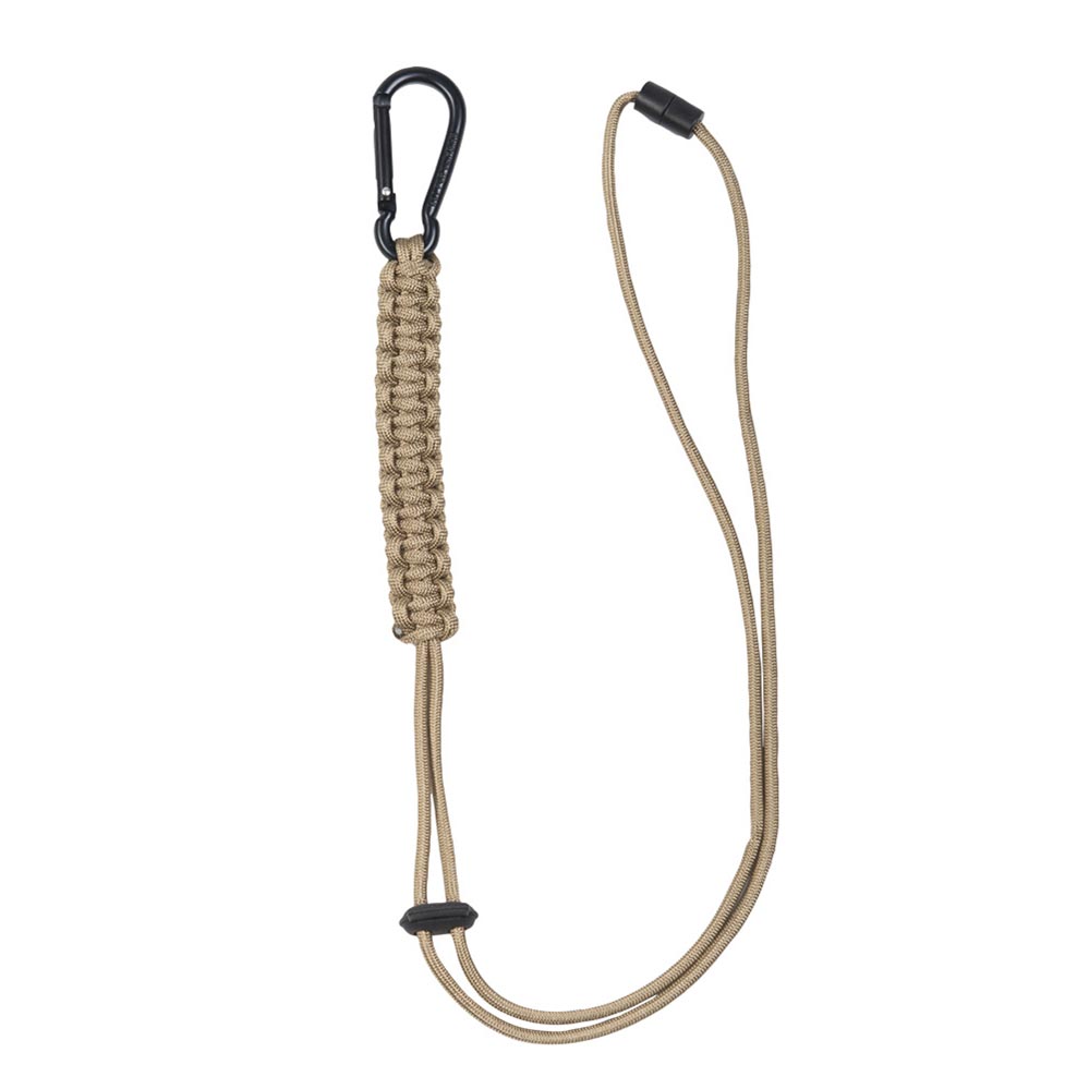 Levně MIL-TEC provázek PARACORD s karabinou COYOTE