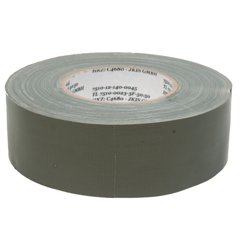 Levně MIL-TEC páska lepící BW TEXTILNÍ 7,5cm x 50m ZELENÁ