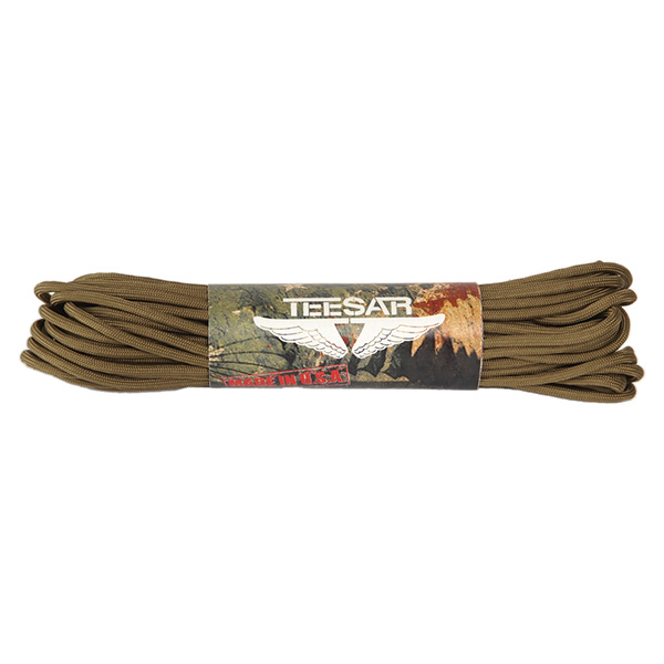 Levně TEESAR šňůra US padáková ø 3 mm / 16 m / 50 feet COYOTE
