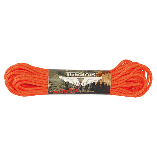 Levně TEESAR šňůra US padáková ø 3 mm / 16 m / 50 feet ORANŽOVÁ