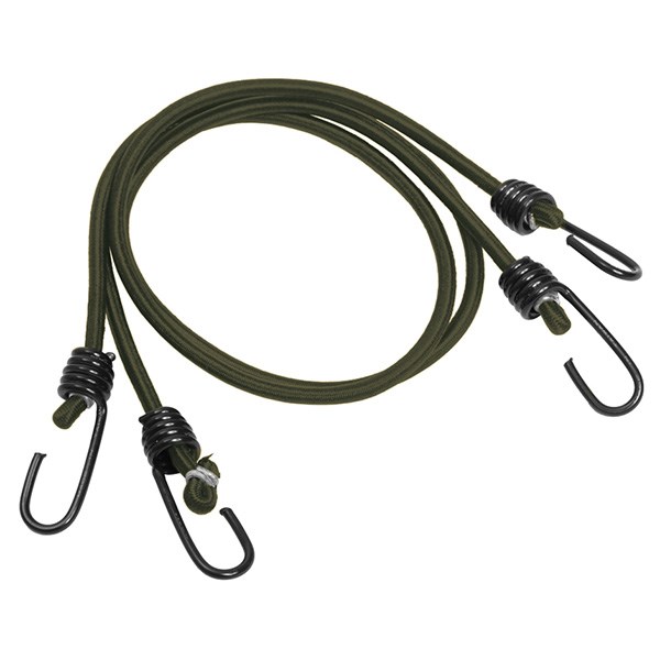 Levně MIL-TEC gumicuk HAKEN v balení 2ks ZELENÝ ø6mm / dl.75cm