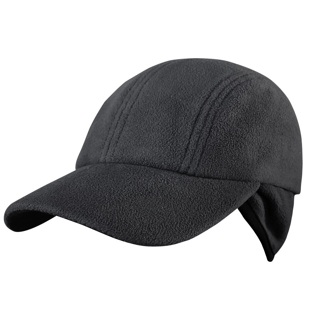 Levně CONDOR OUTDOOR čepice baseballka YUKON fleece ČERNÁ