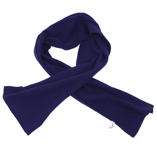 Levně Pro Company šála fleece 160x25 cm MODRÁ