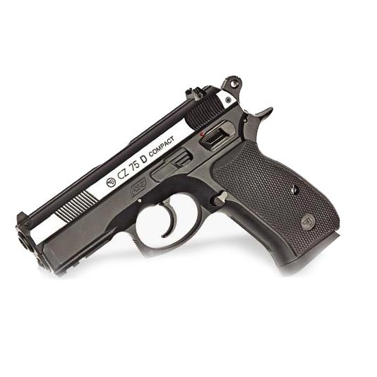 Levně Pistole vzduchová ASG CZ-75 D Compact Dual tone CO2 - BB 4,5mm steel
