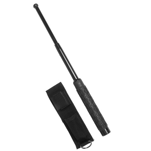 Levně MIL-TEC obušek teleskop 20/53 s pouzdrem nekalený ČERNÝ