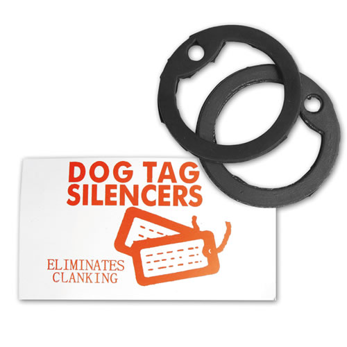 Tišítka /GUMY/ na US známky DOG TAG