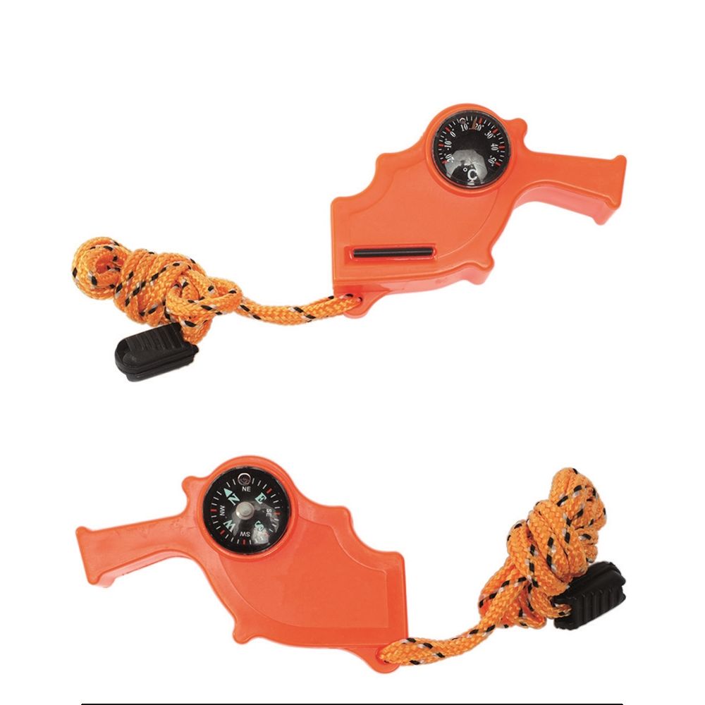 Píšťalka SAFETY 4v1 ORANŽOVÁ