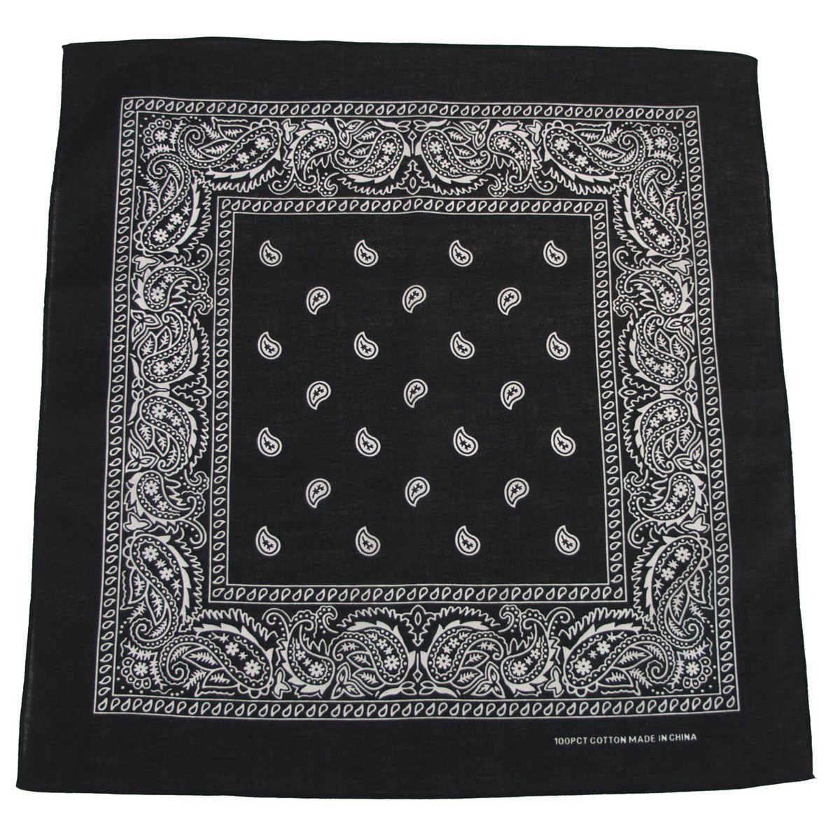 Levně MFH šátek BANDANA 55x55 cm ČERNÁ/BÍLÁ