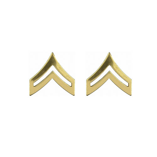 Levně ROTHCO odznak hodnosti CORPORAL POLISHED ZLATÝ