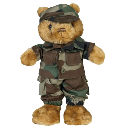 Levně MIL-TEC hračka TEDDY OBLEČENÍ malý - WOODLAND