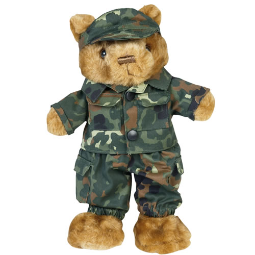 Levně MIL-TEC hračka TEDDY OBLEČENÍ malý - FLECKTARN