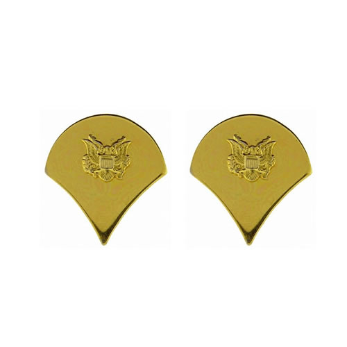Levně ROTHCO odznak hodnosti SPEC-4 POLISHED ZLATÝ