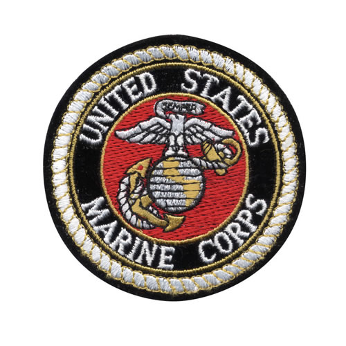 Levně ROTHCO nášivka DELUXE USMC kulatá 7,5 cm