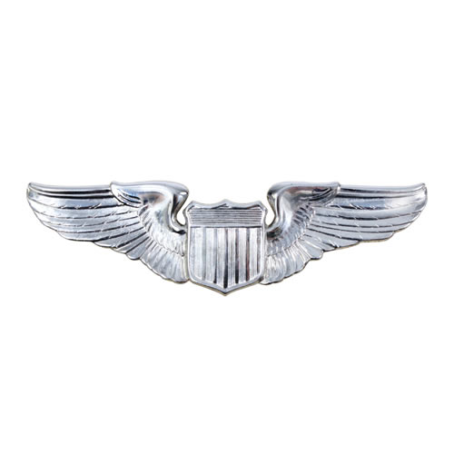Levně ROTHCO odznak U.S.A.F. PILOT WING STŘÍBRNÝ MATNÝ