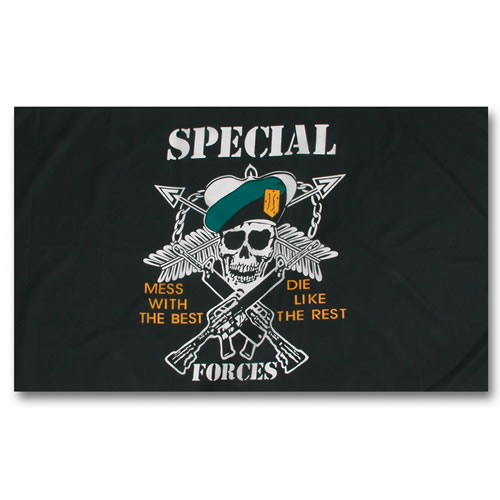 Levně MIL-TEC vlajka motiv US SPEC.FORCES