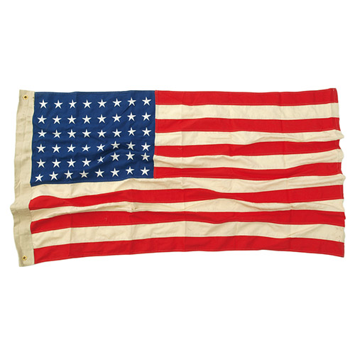 Levně MIL-TEC vlajka USA 48 WWII hvězd VINTAGE bavlna vyšívaná 90x150 cm