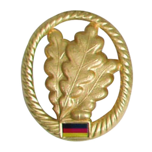 Levně Bundeswehr odznak BW na baret zlatý Jägertruppe