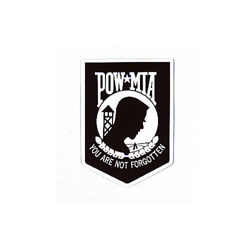 Samolepka POW/MIA na sklo zvenčí