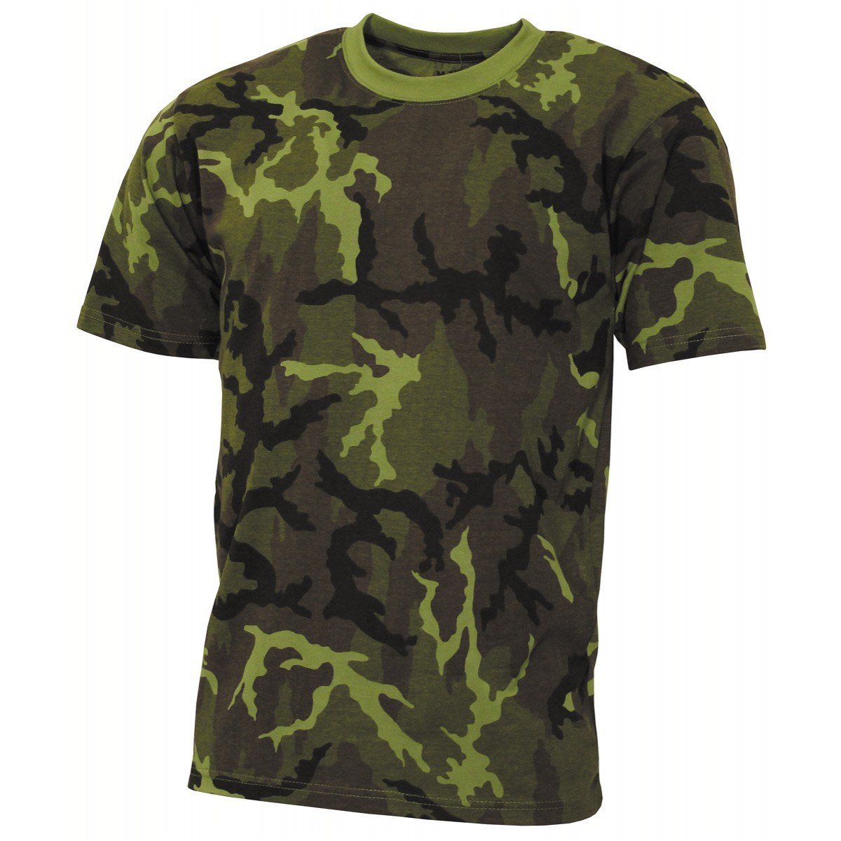 Levně Triko krátký rukáv dětské BASIC vz.95 les