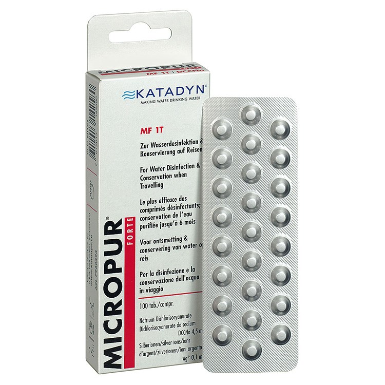 Levně Tablety Katadyn pro dezinfekci vody MICROPUR FORTE MF 1T 100 tablet
