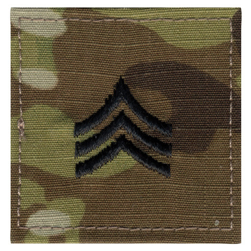 Levně Nášivka hodnosti Sergeant E-5 velcro OCP®