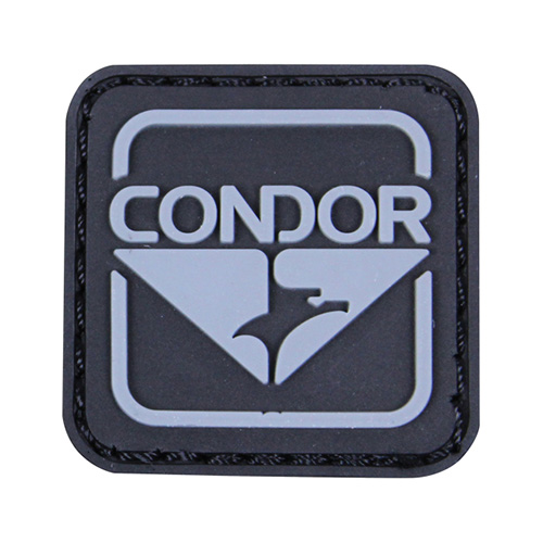 Levně CONDOR OUTDOOR nášivka CONDOR 3x3 PVC ČERNÁ
